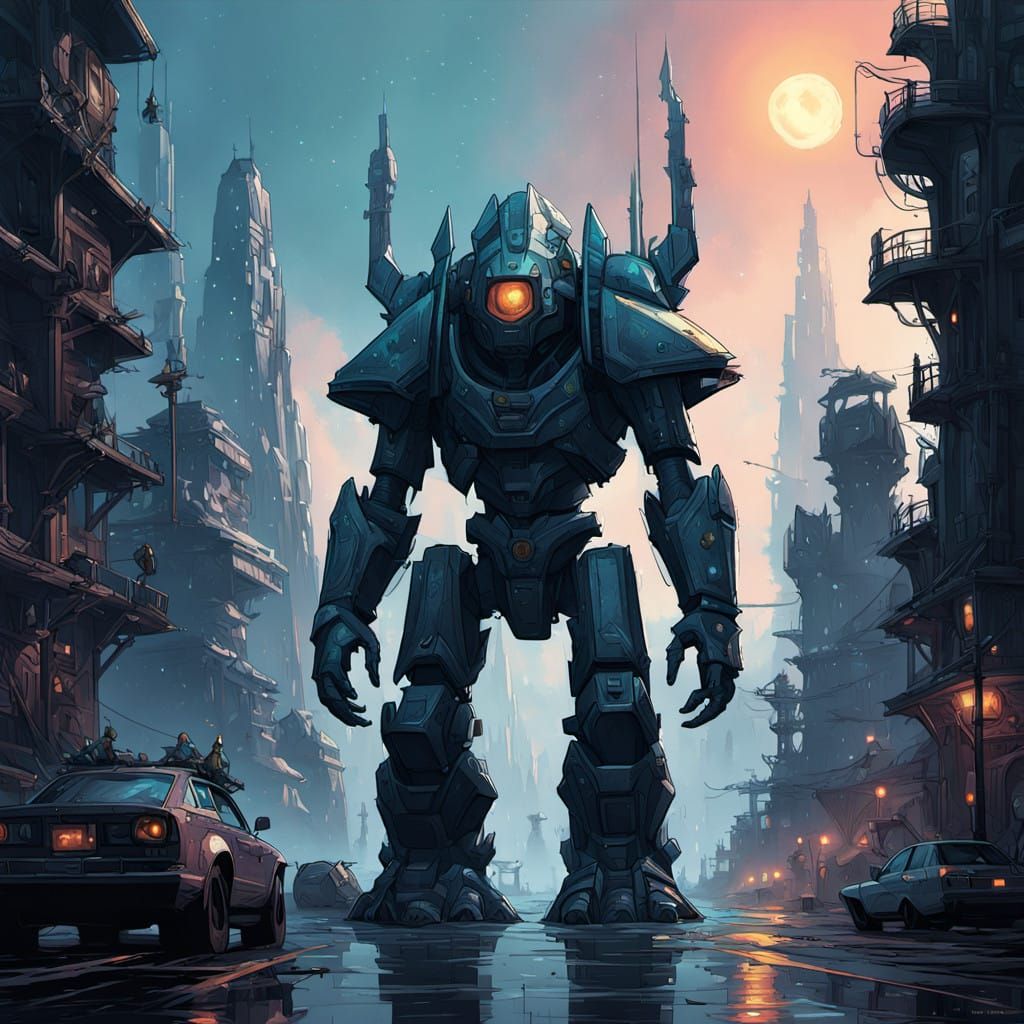 Cybernetic Kobolds in Starry Nebula