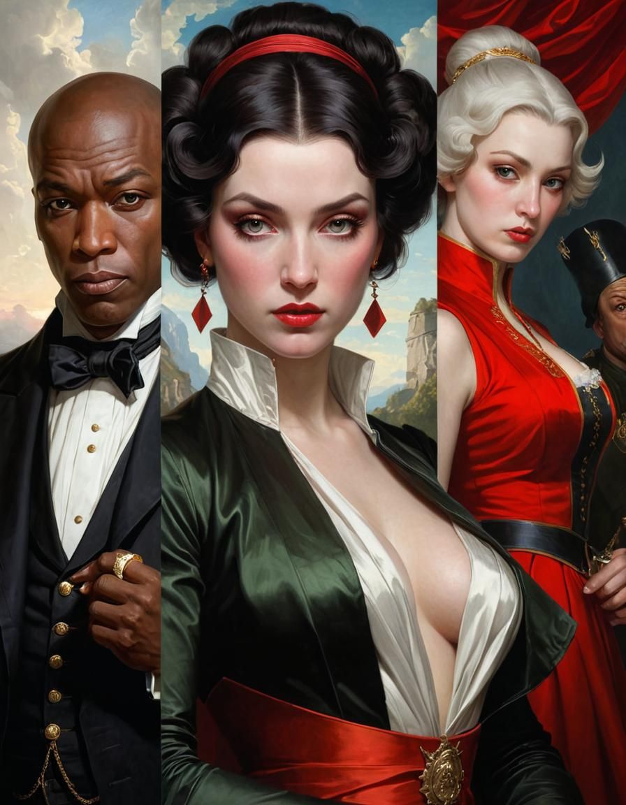 Mad, Bad, and Dangerous Portrait in Dark Fantasy Style