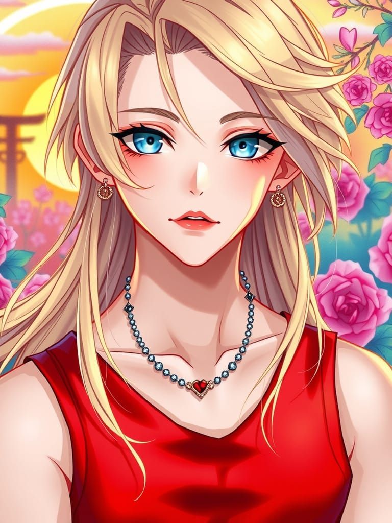 Elegant Anime Prince with Modern Manga Flair