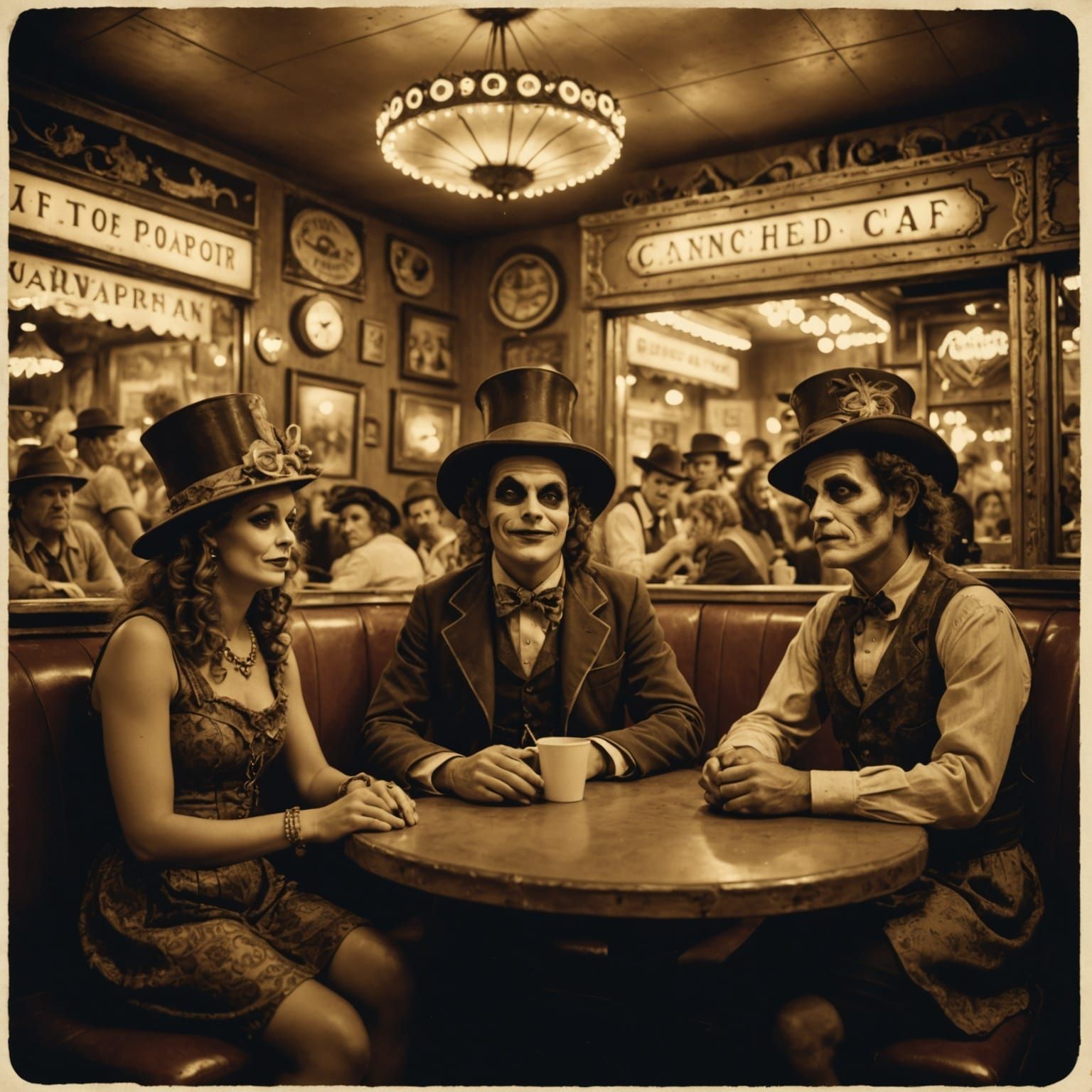 Carnival Freaks Gather At Enchanted Cafe