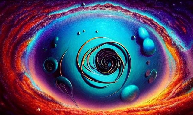 Melting Calligraphy: WhiskyEvil Galaxy in Pop Art Style