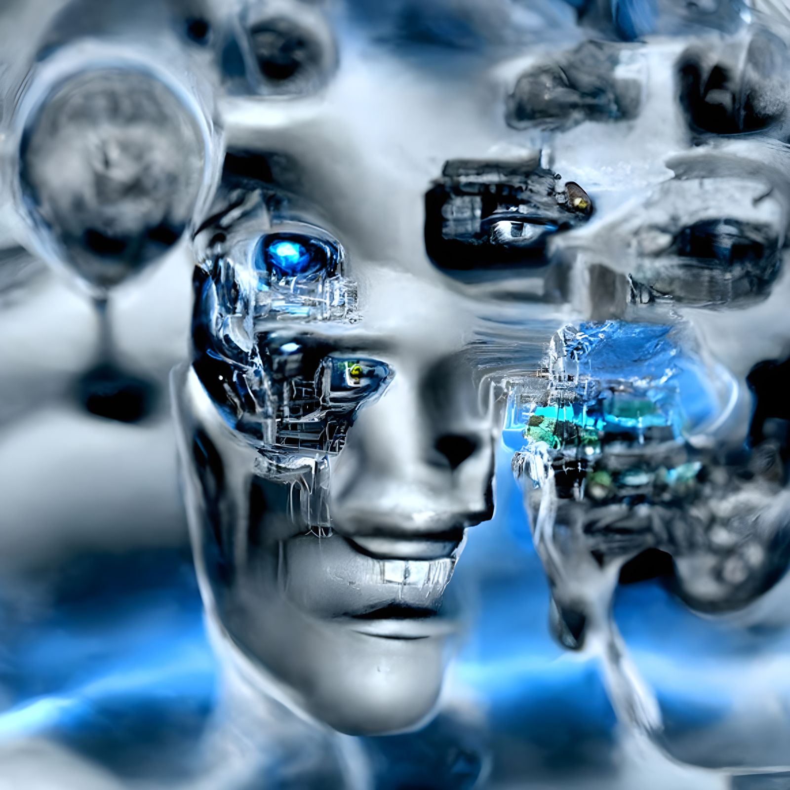 Futuristic Artificial Intelligence: Complex Detailed Technol...