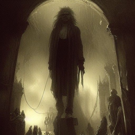 Horrific Scene in Gustave Doré Style