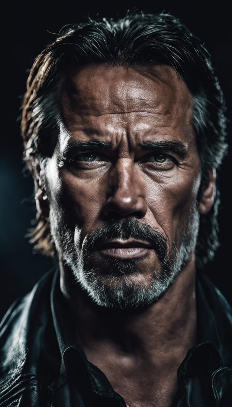 Intense Gaze Portrait in Photorealistic Style