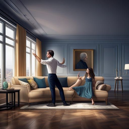 Man and Wife Full of Strife