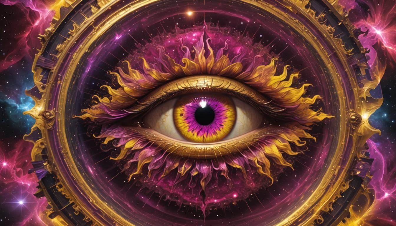 Fractal Sphere in Eye of Isis Nebula
