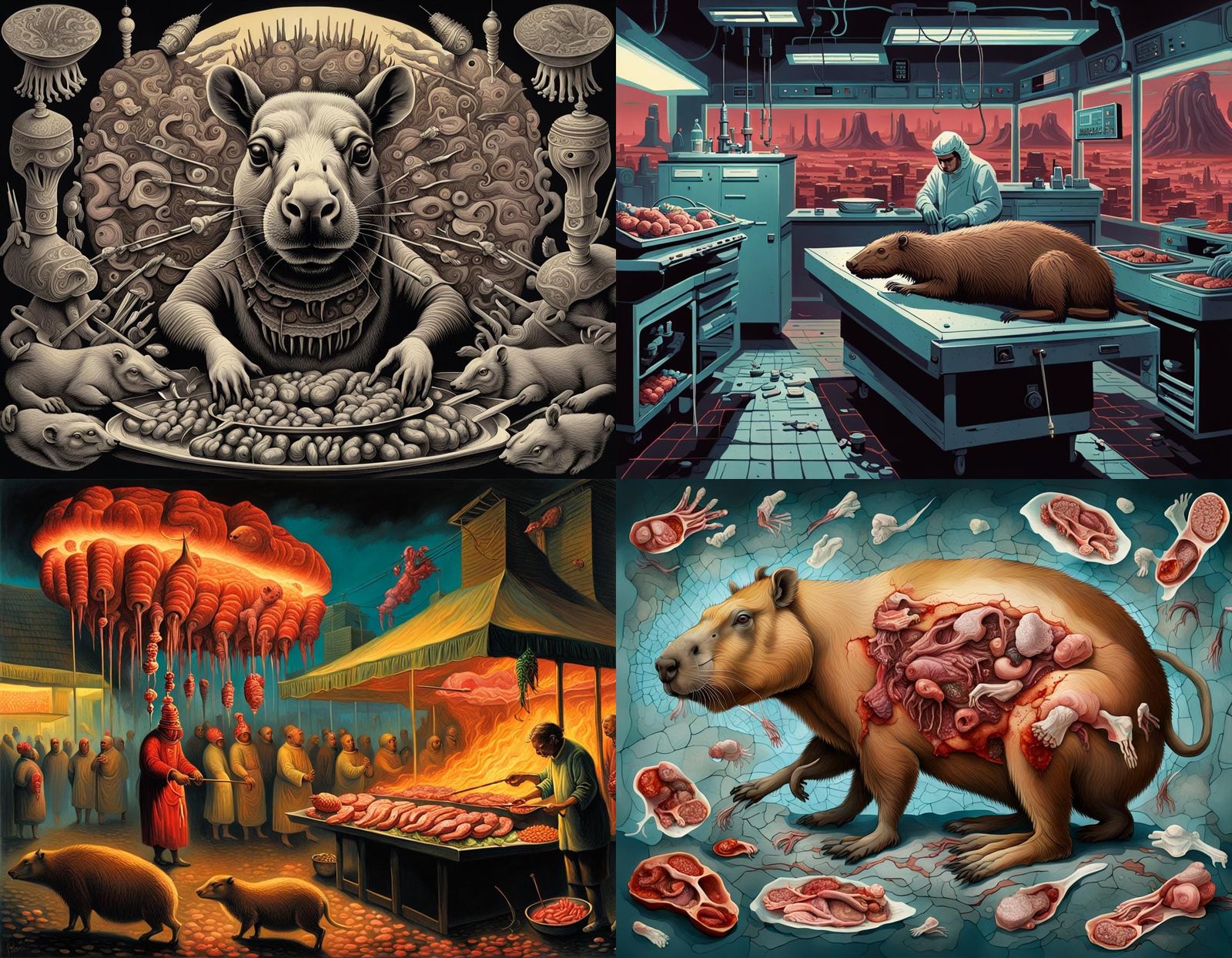 Disturbing 1970s Brazilian Horror Movie Poster