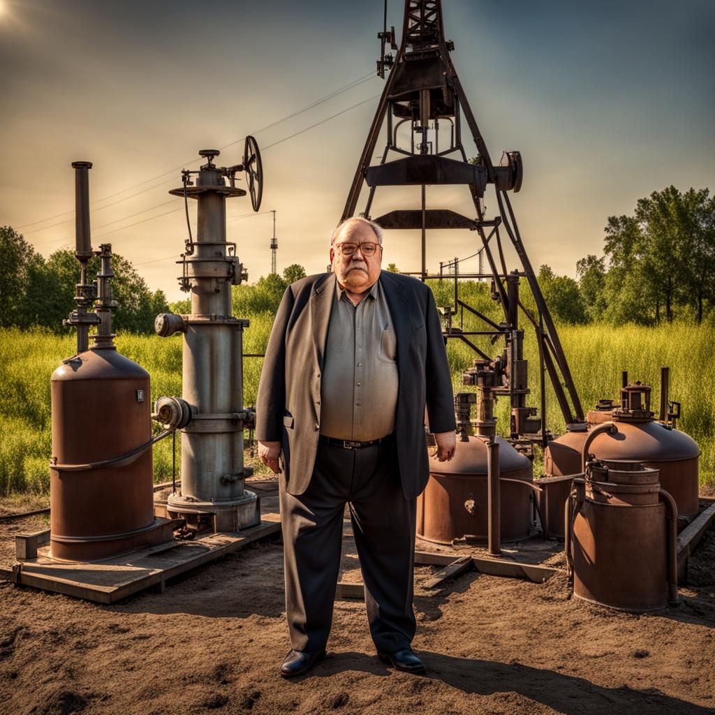 Old Man Finds Oil Well in Backyard