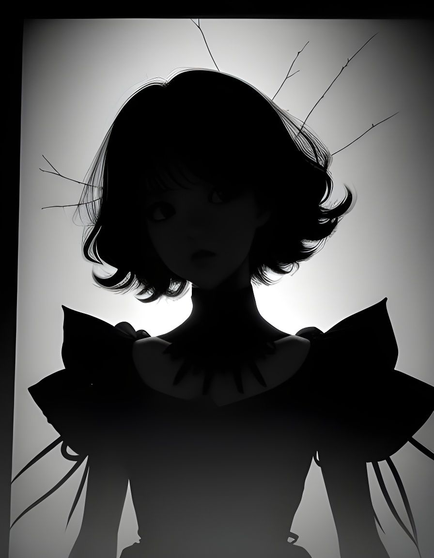 Ominous Figure in Shoujo Manga Style