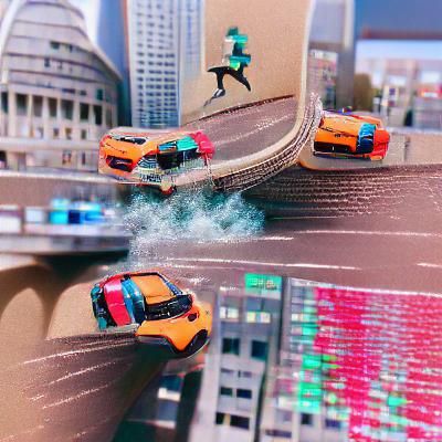 AI Generated City Chase Scene