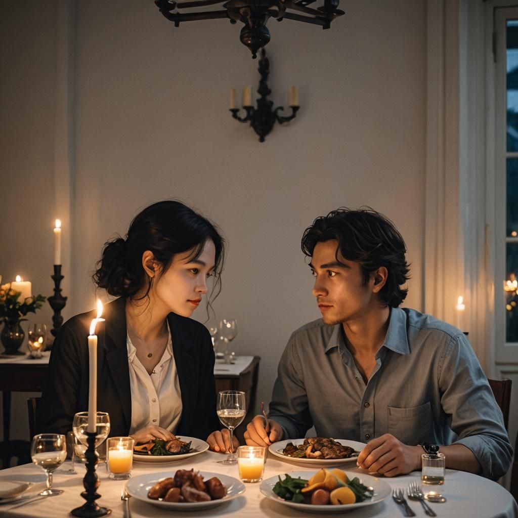 Romantic Candlelit Dinner in Yana Toboso Style
