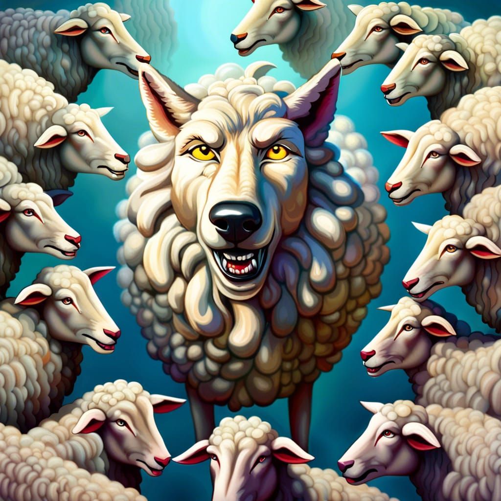 wolf in sheep's clothing