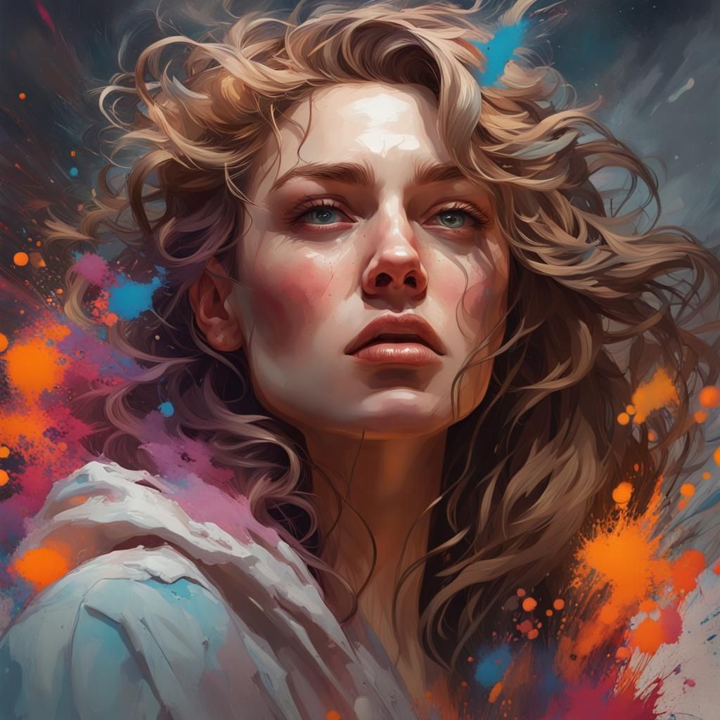 Splatter Art Gallery in Unreal Engine 5