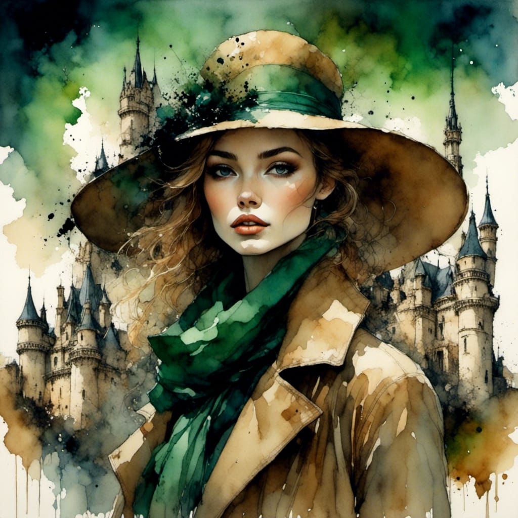 <lora:InkStyle:1.0> <lora:Charcoal Ink Art:1.0>