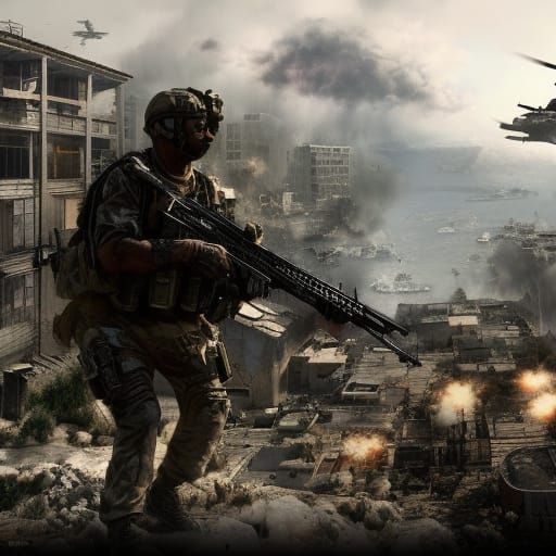 Call of Duty: Modern Warfare 2 - Detailed Matte Painting