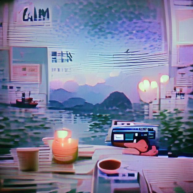 Abstract AI Music Visualization