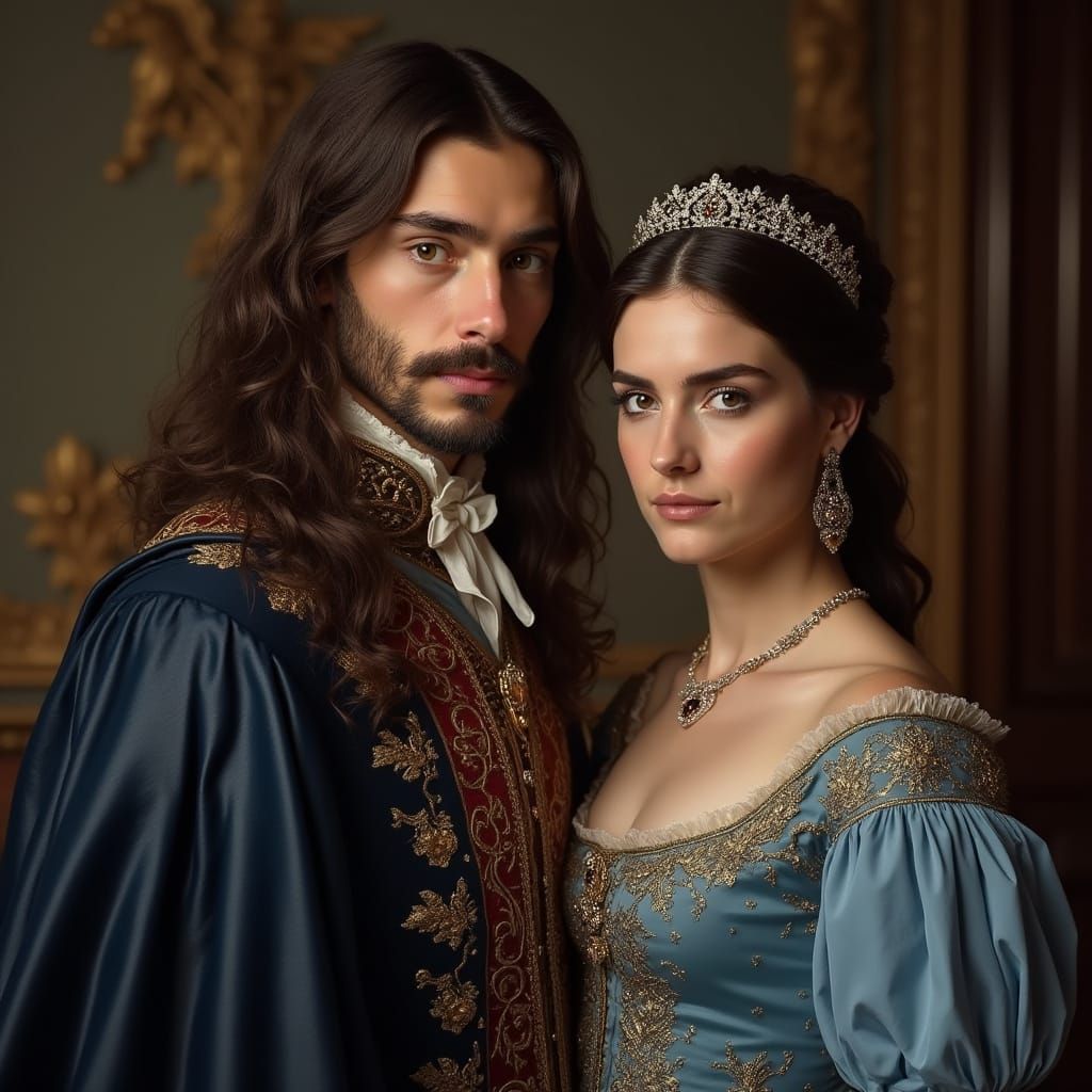 Portrait of Princess Ismene and Prince Jeremi