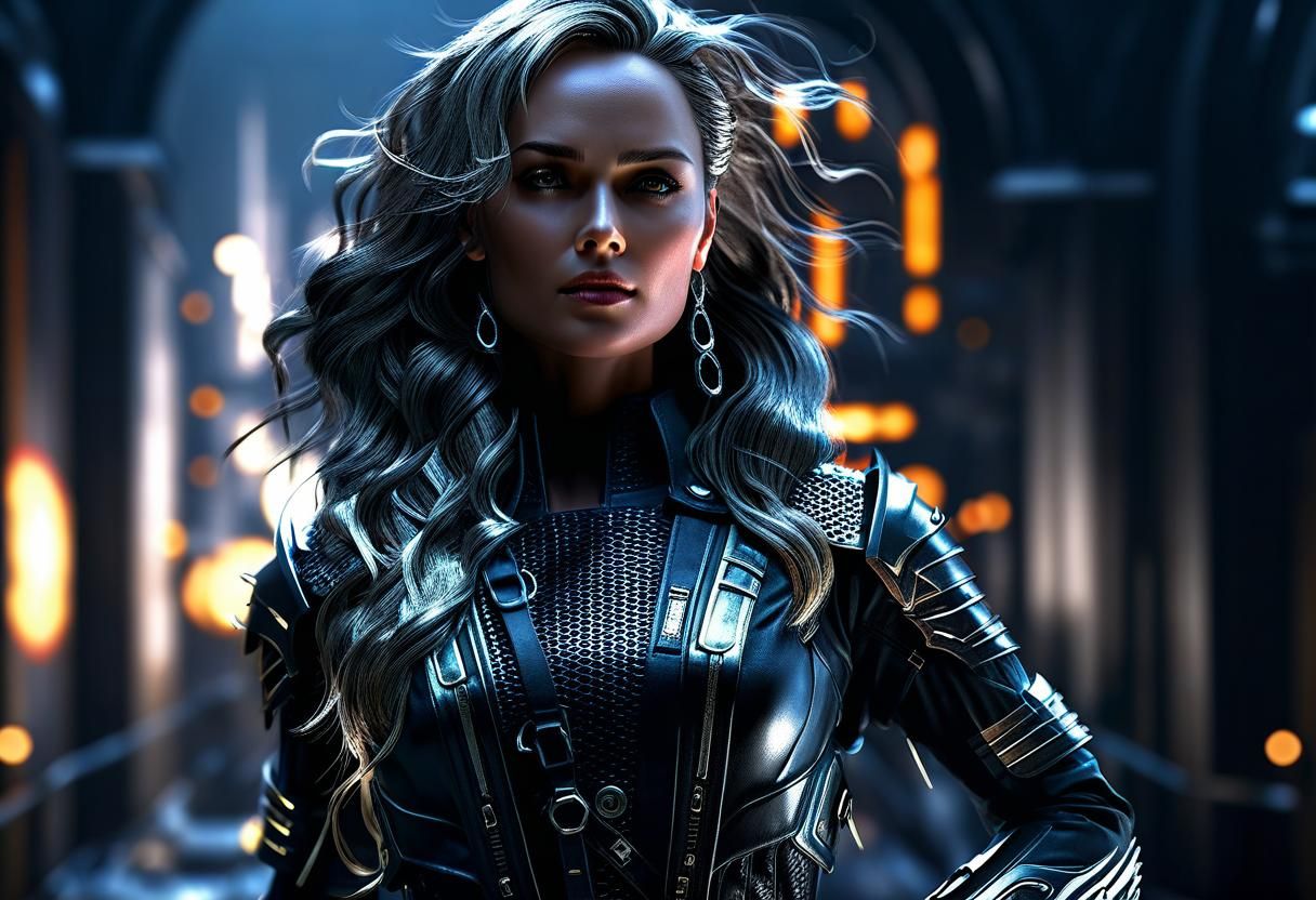 Dark Valkyrie T-800 Concept Art in 8k