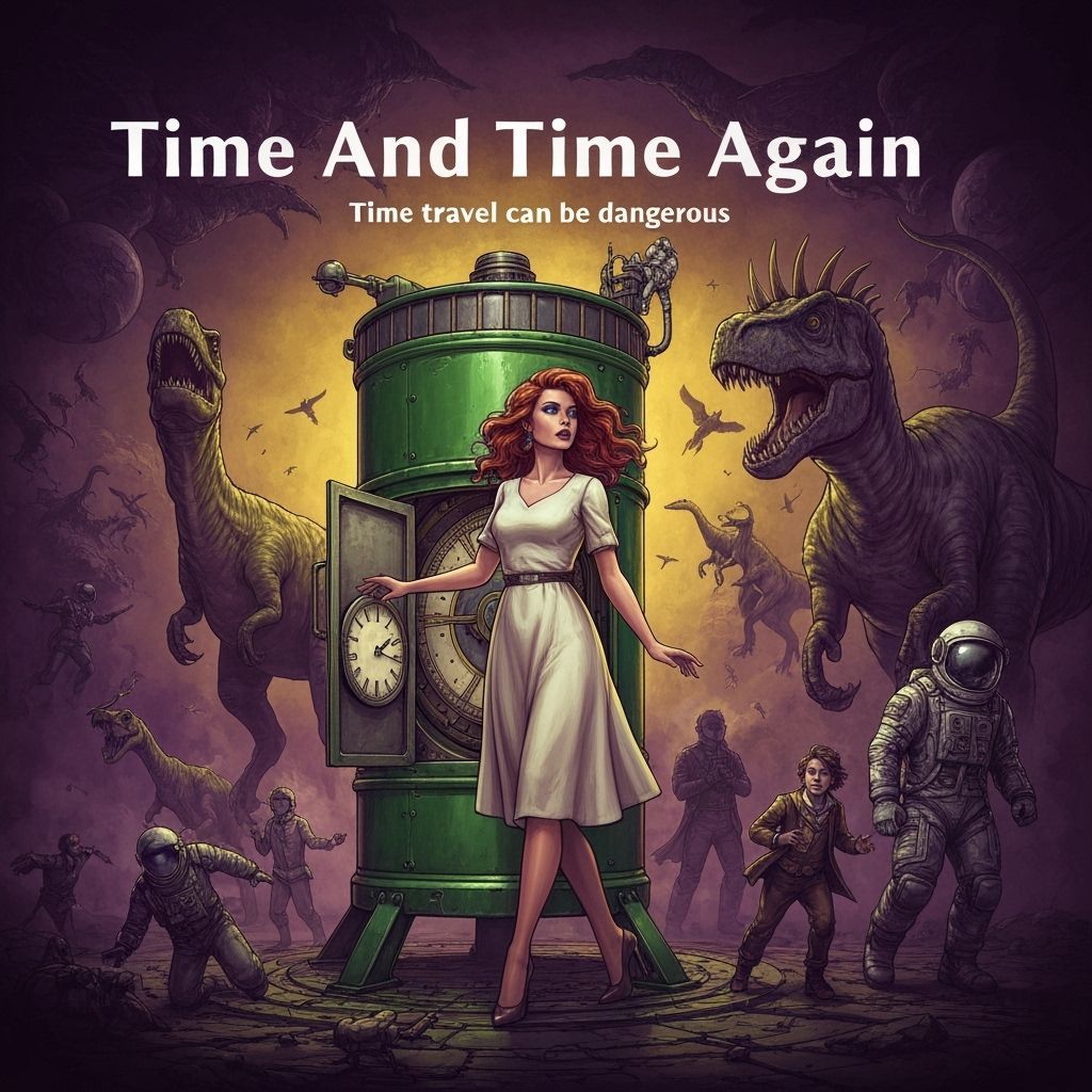 Time Travel Adventure in Dark Fantasy Style