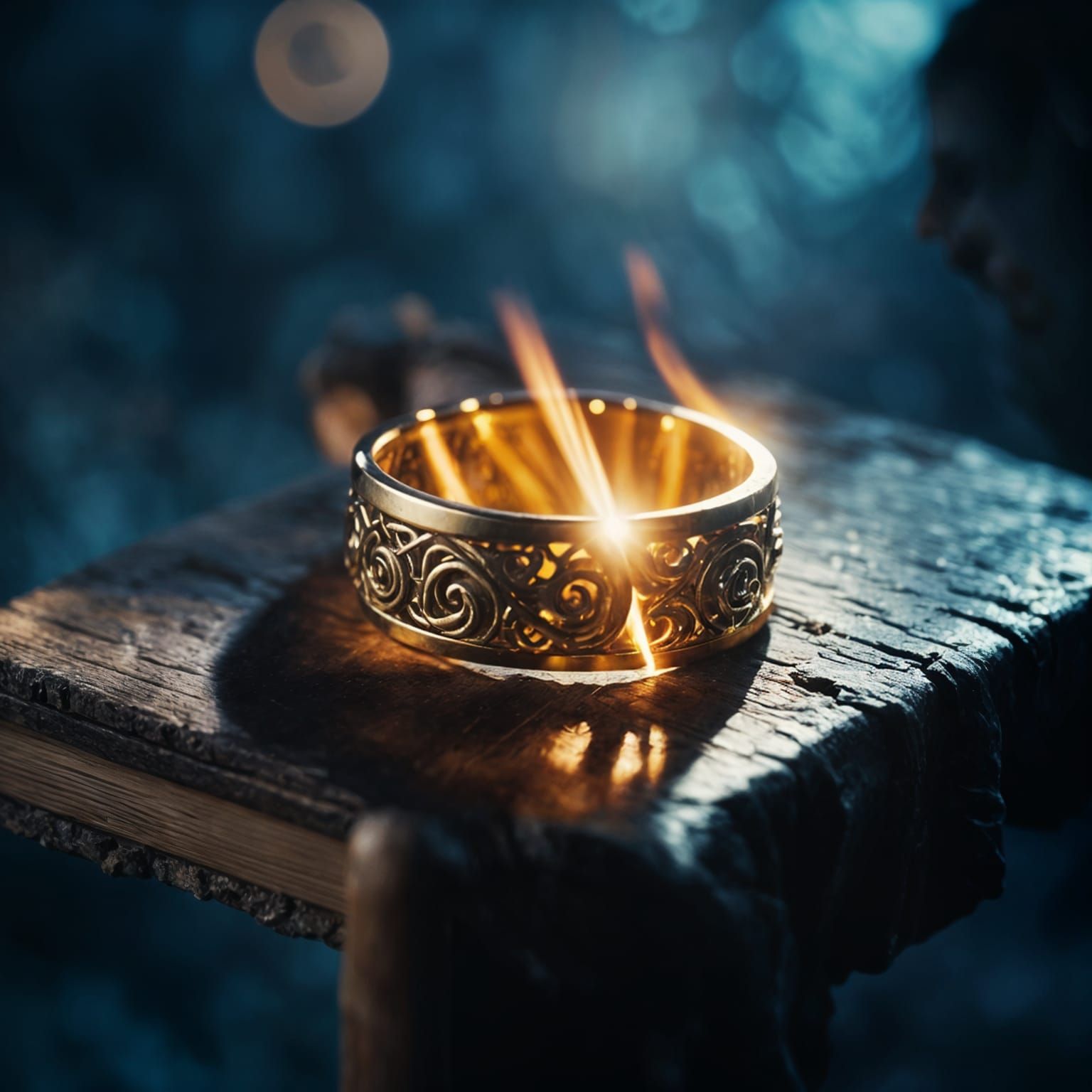 Dramatic Ring of Solomon Cinematic Still