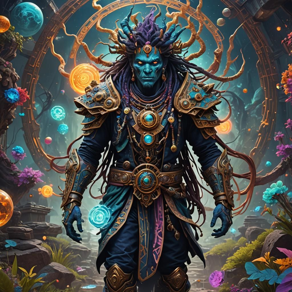 Psychedelic Shapeshifter: Interdimensional Traveller in Fant...