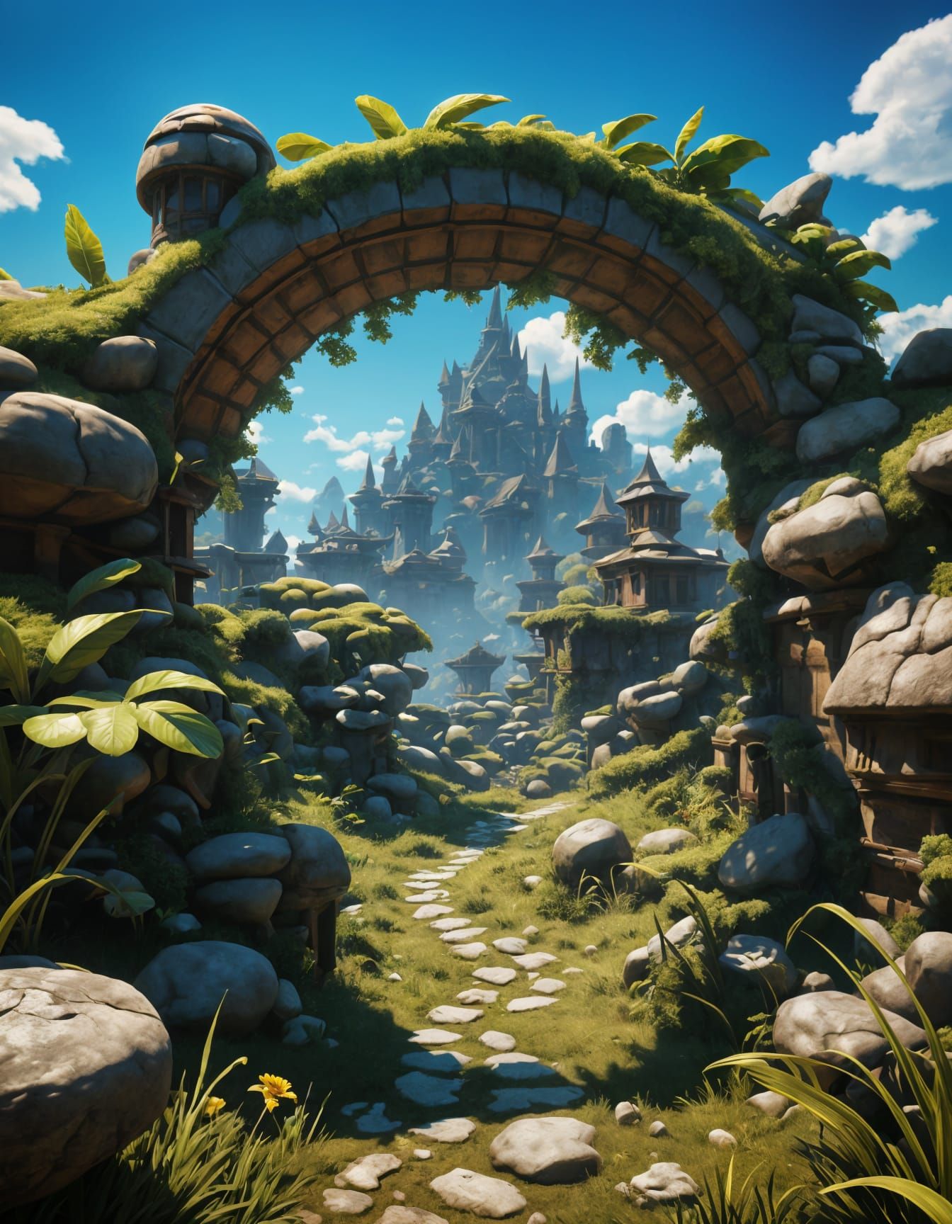 Detailed 3D Rendering with Volumetric Lighting