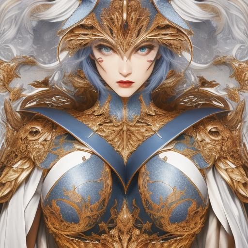 Vivid Night Scene in Bright Colors