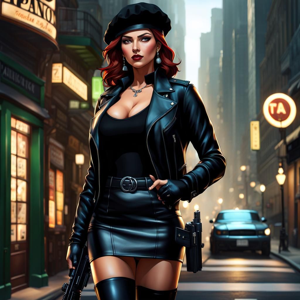 Female Spy Character
