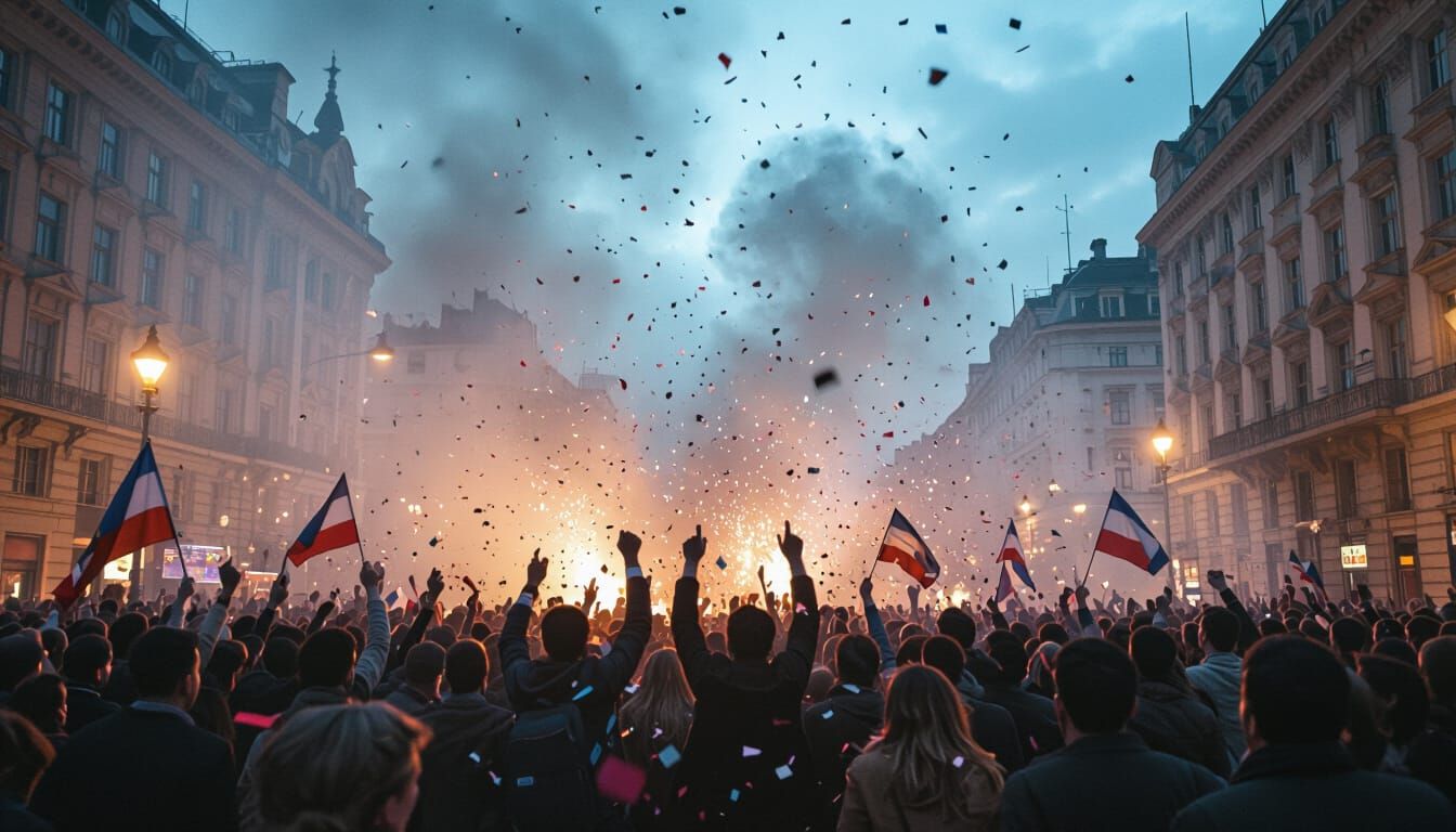 Bucharest Square Celebrates Ceaușescu's Fall in Cinematic Re...