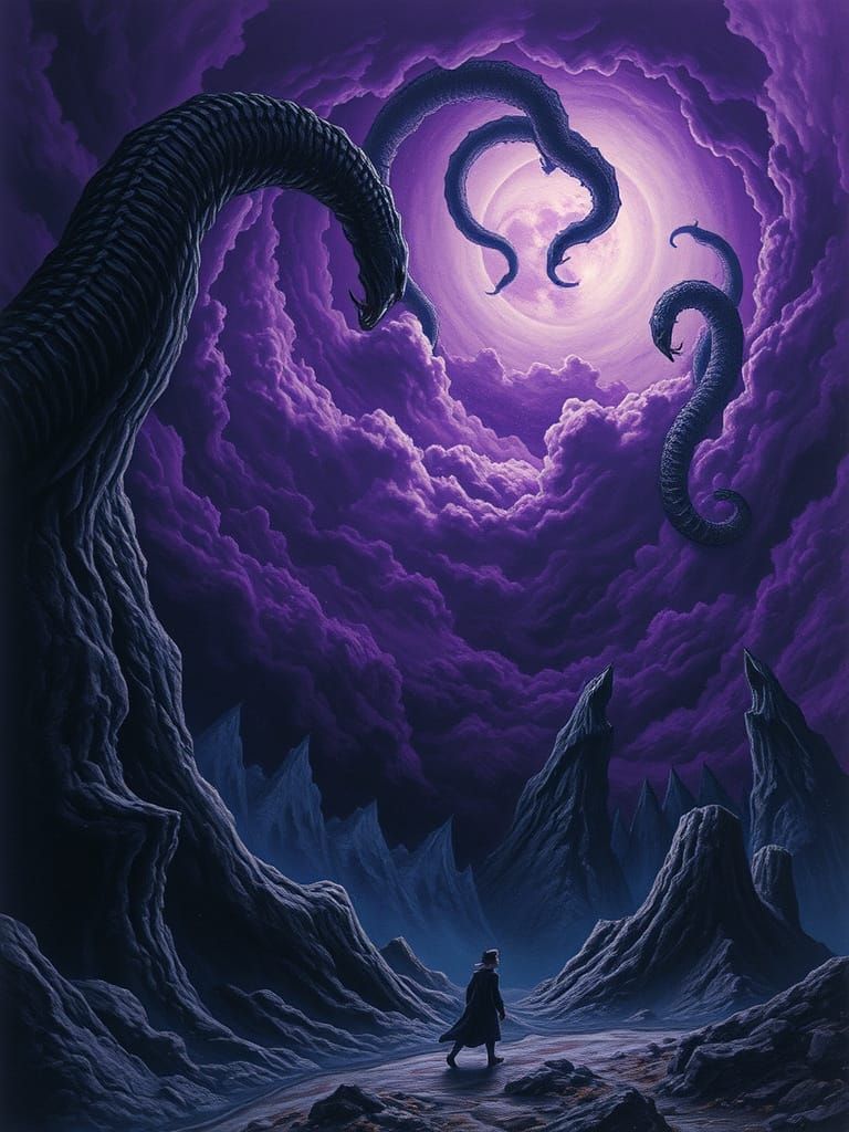 In the depths of an unreal realm