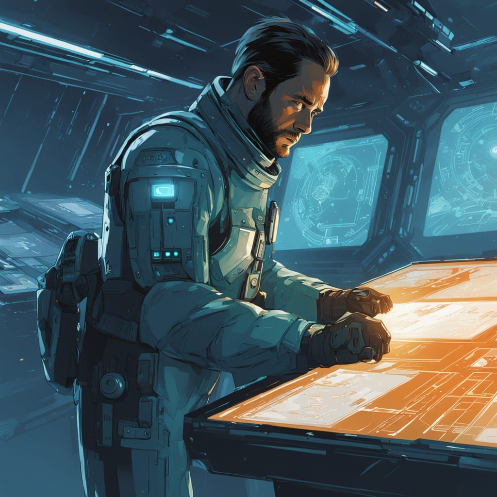 Sci-Fi Character Concept Art: Dr. Arden Voss