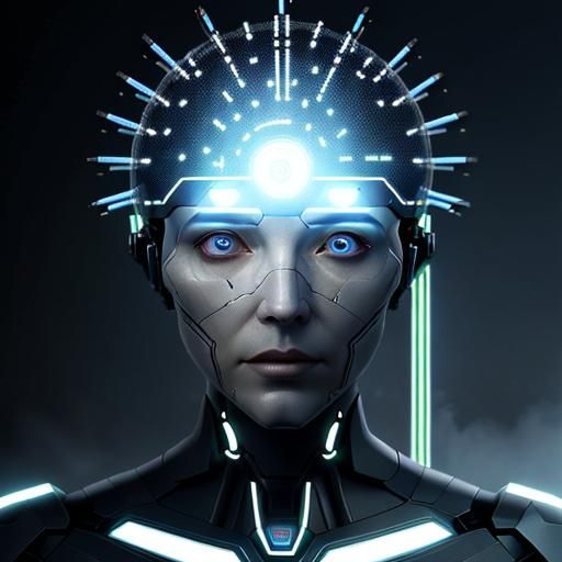 A powerful AI, perhaps created for a highly classified milit...