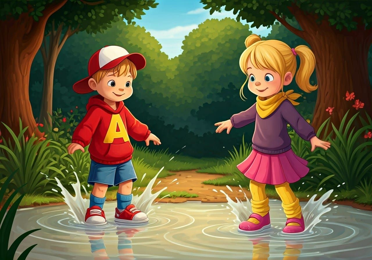 Alvin and Charlene's Muddy Puddle Dance