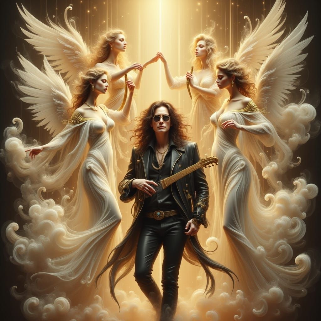 Angels Welcome Rock Star to Heaven