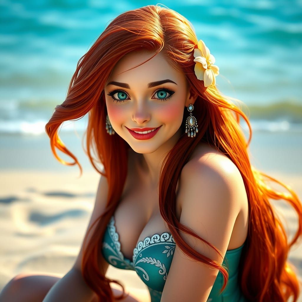 Ariel Portrait with Volumetric Lighting