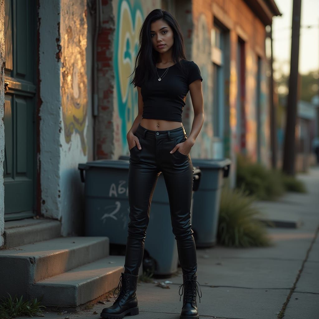 Photorealistic Portrait of a 30-Year-Old American Woman