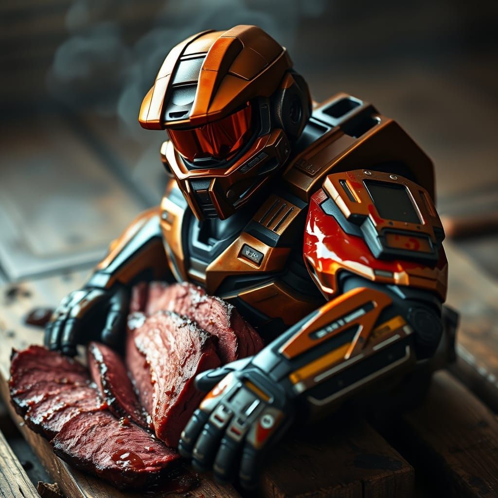 Gritty Sci-Fi Beef Master Chief Reimagined