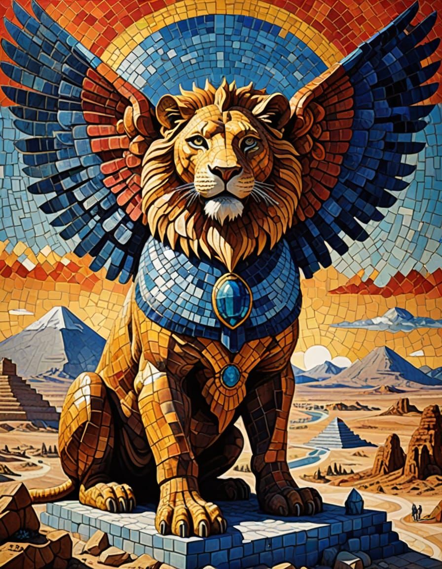 Mosaic Sphinx