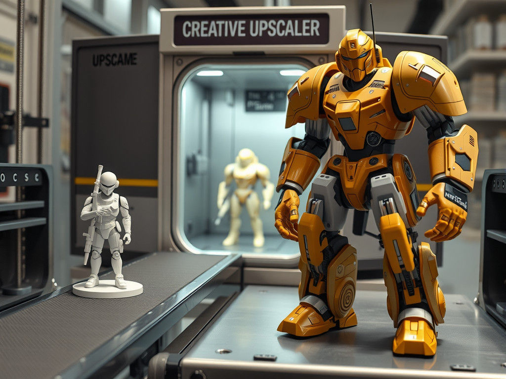 Toy Soldier Evolves into Robot Warrior