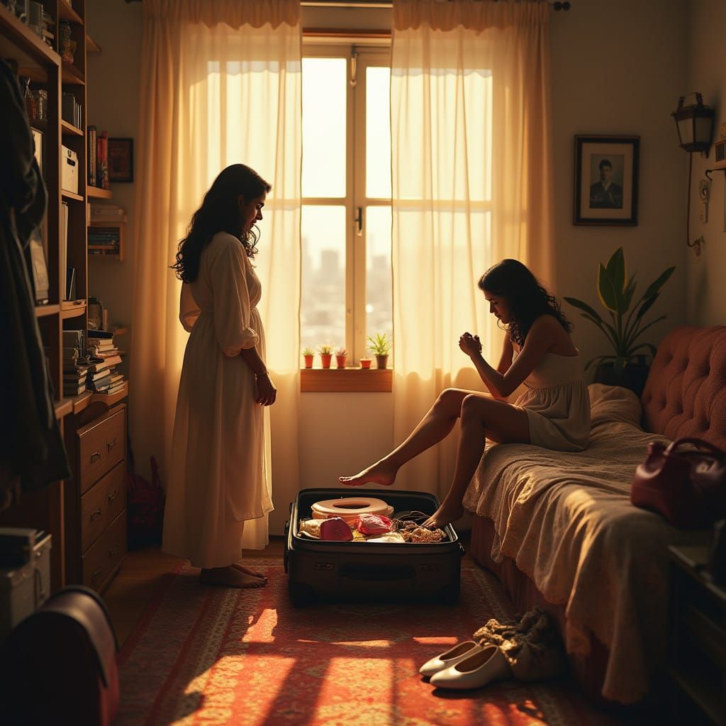 San Francisco Apartment Morning Glow in a Detailed Matte Pai...