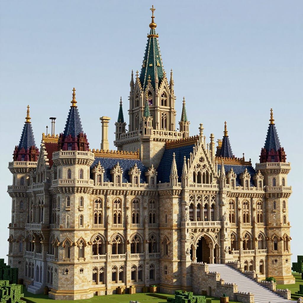 Colossal Victorian Royal Palace Castle for Minecraft