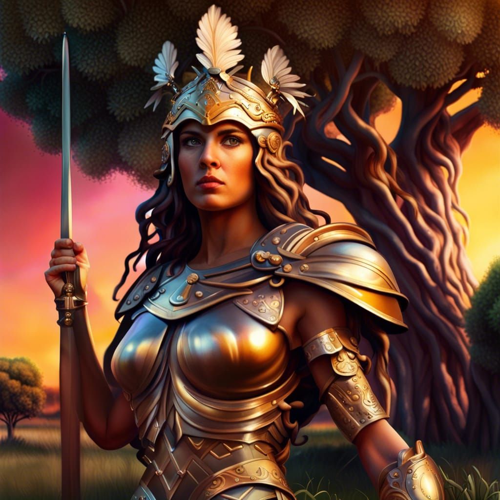 Athena, Goddess of Wisdom and Warfare