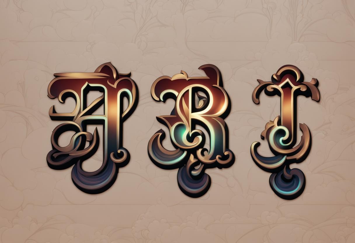 Art Nouveau Landscape with Rococo Architecture