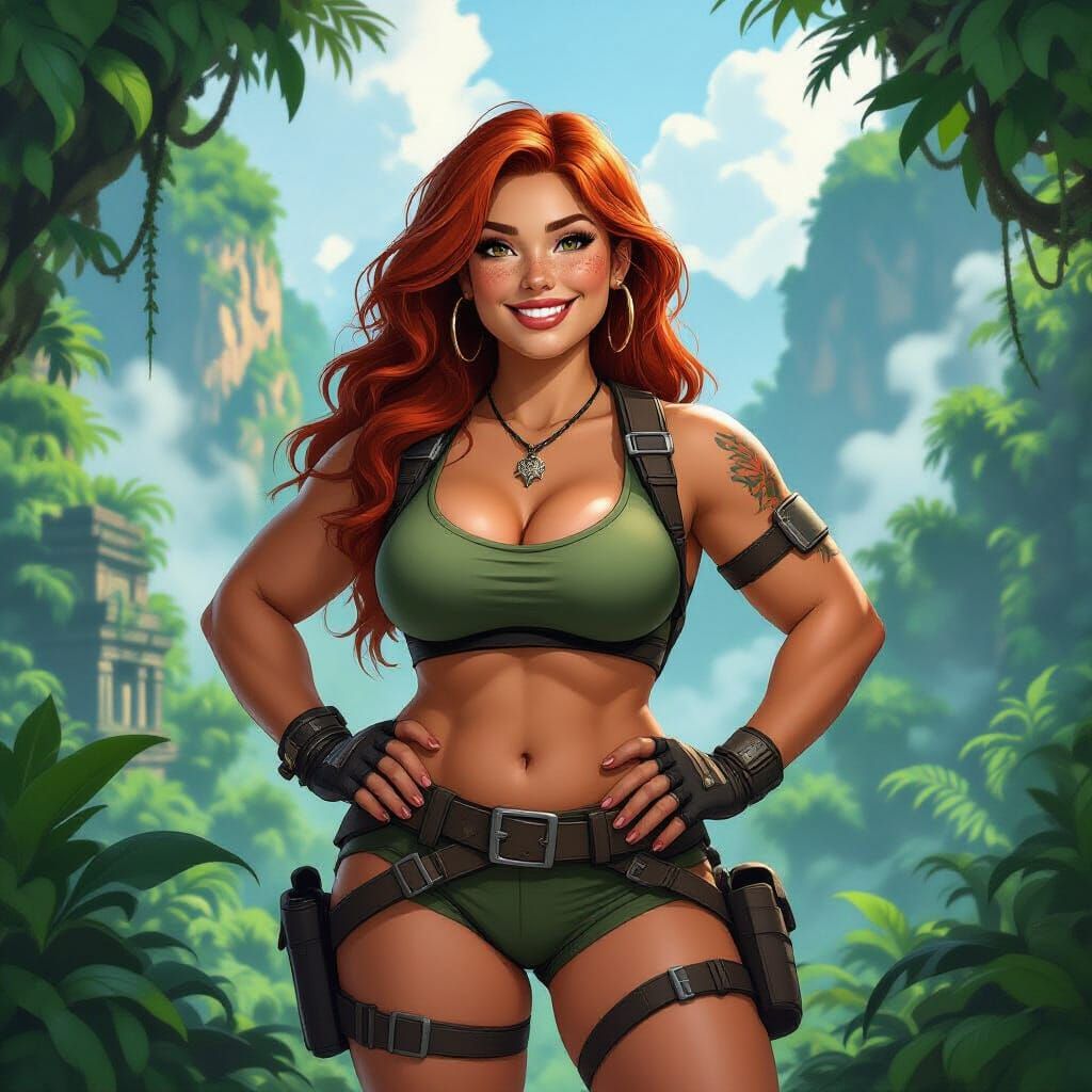 Lara C's cute redheaded cousin