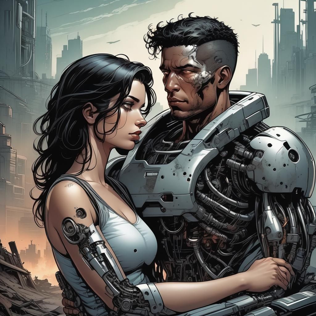 Female and Cyborg in Post-Apocalyptic Comic Art