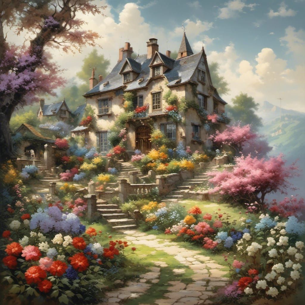 Floral surrounding