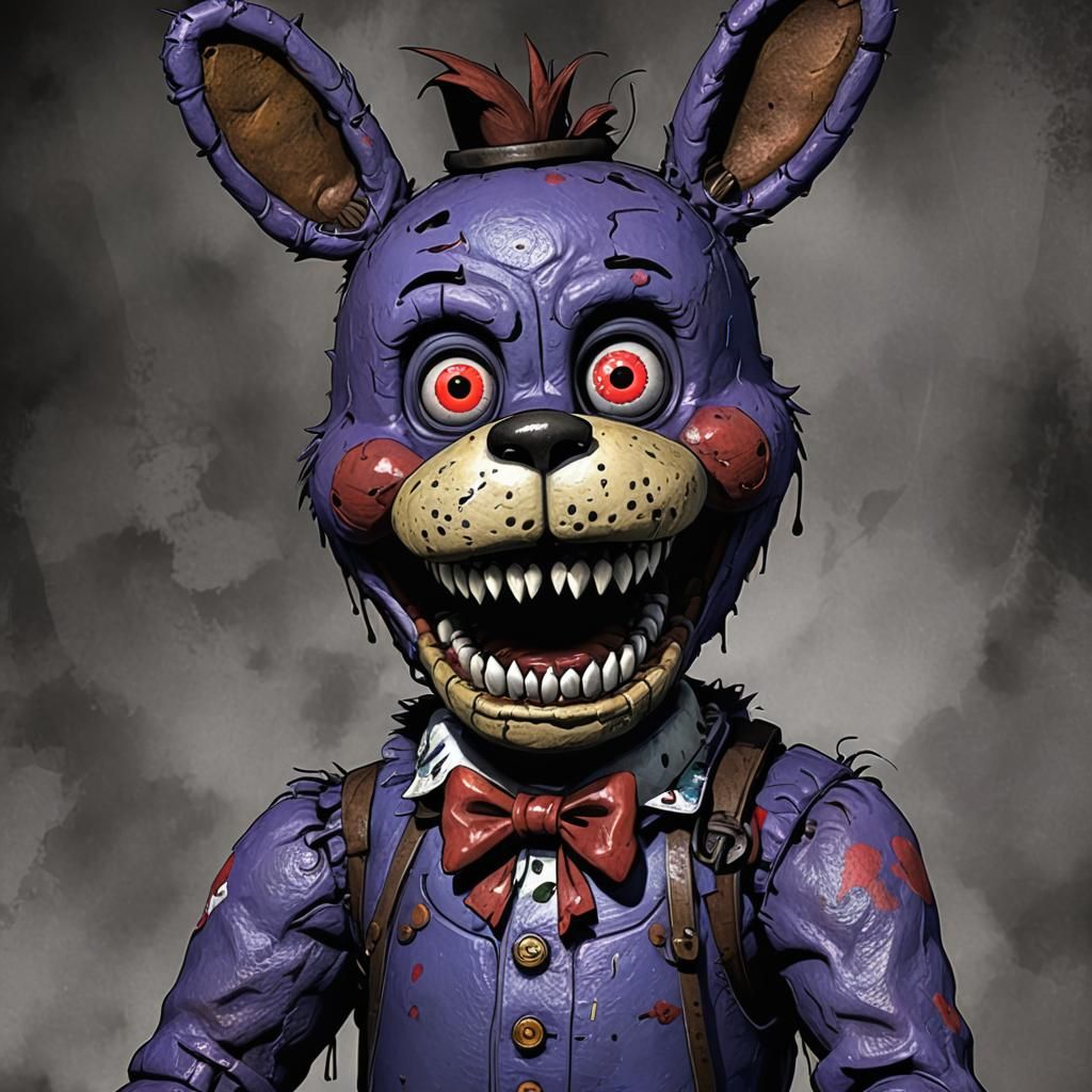 Scary Bonnie from Five Nights at Freddy's