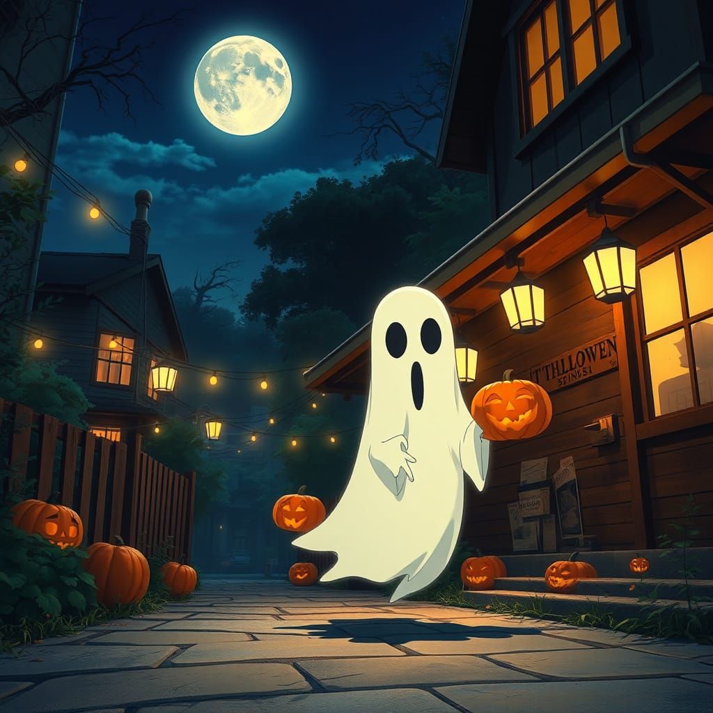 Chicano Ghost Trick or Treating: Studio Ghibli Anime
