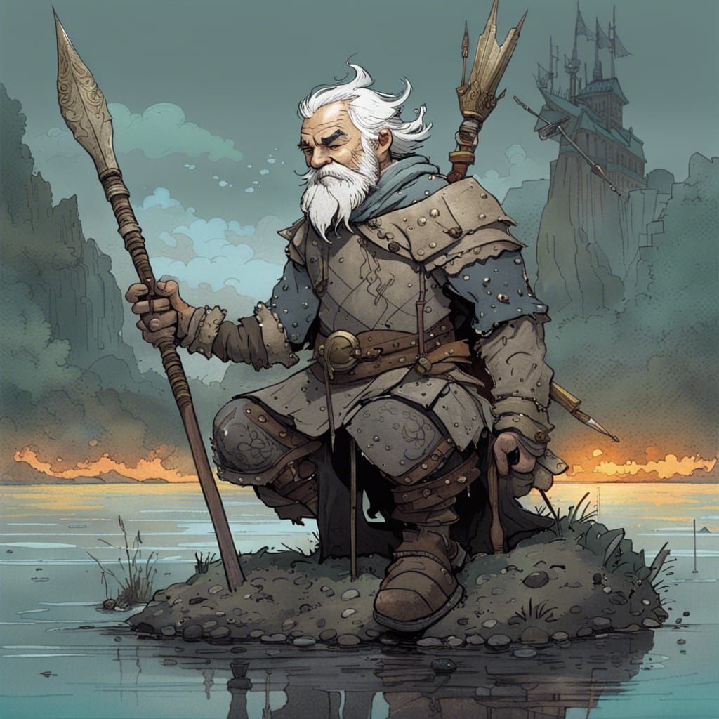 Old Warrior Takes a Moment of Rest