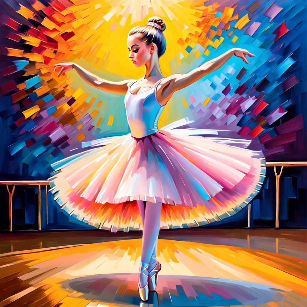 Ballerina en pointe!